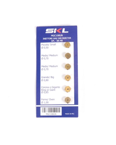 Jeu de gicleurs gaz butane...