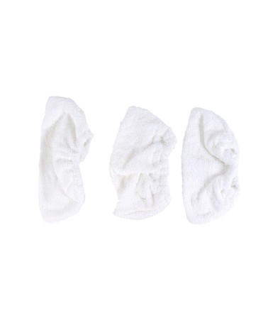 Jeu de chifonnettes ( 3 bonnettes + 2 serpillères) compatible avec nettoyeur vapeur Karcher SC1, SC2, SC3, SC5800...