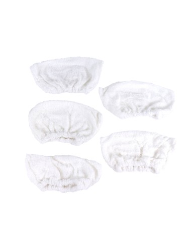 Jeu de chifonnettes ( 5 bonnettes ) compatible avec nettoyeur vapeur Karcher SC1, SC2, SC3, SC5800, SC6800... - Alter