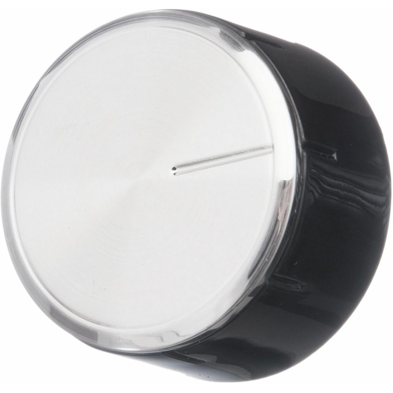 Bouton sélecteur Bosch 00616100 – commande noir et inox pour plaque de cuisson
