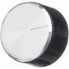 Bouton sélecteur Bosch 00616100 – commande noir et inox pour plaque de cuisson