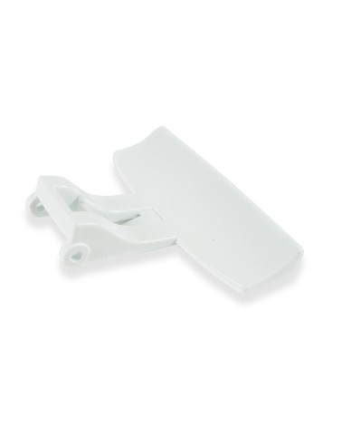 Poignée blanche pour machine à laver hublot - compatible avec Whirlpool - alternative à la référence d'origine 4