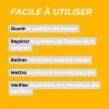 Étapes de l'utilisation du produit