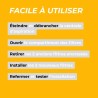 Étapes de l'utilisation du produit