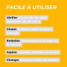 Étapes de l'utilisation du produit