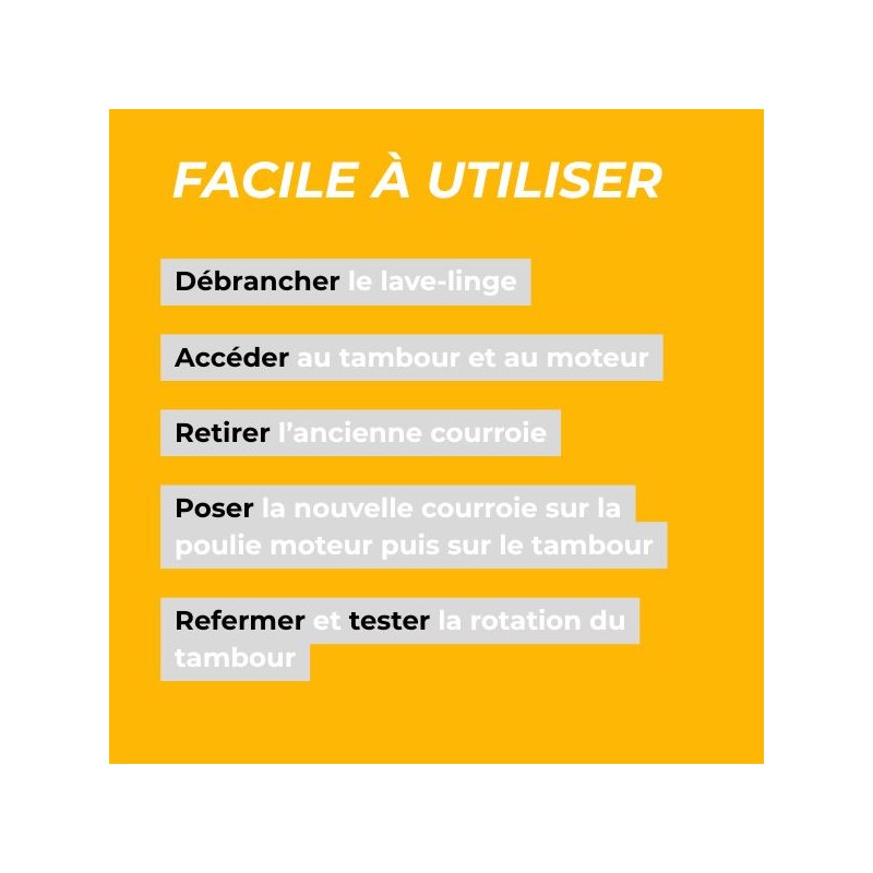 Étapes de l'utilisation du produit