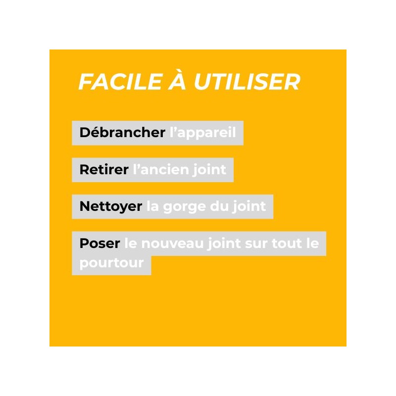 Étapes de l'utilisation du produit