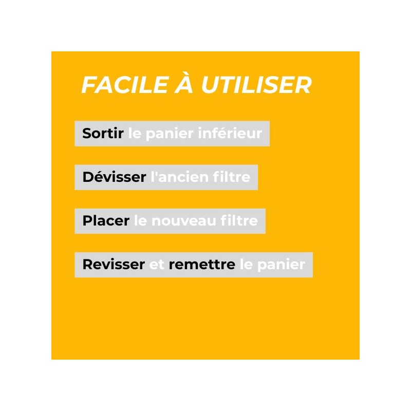 Étapes de l'utilisation du produit