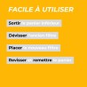 Étapes de l'utilisation du produit