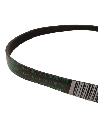 Courroie d'entrainement 1195H8 compatible avec machine à laver ARISTON / HOTPOINT / INDESIT / WHIRPOOL ... Alternati