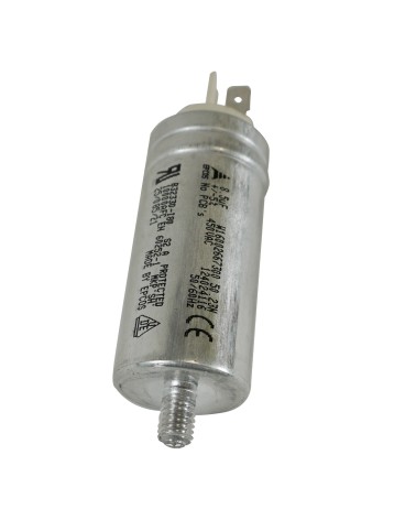 Condensateur de sèche-linge multi-modèles d'origine Ducati 8uF - Compatible avec Indesit - Hotpoint - Ariston