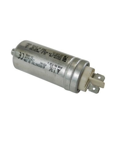 Condensateur de sèche-linge multi-modèles d'origine Ducati 8uF - Compatible avec Indesit - Hotpoint - Ariston