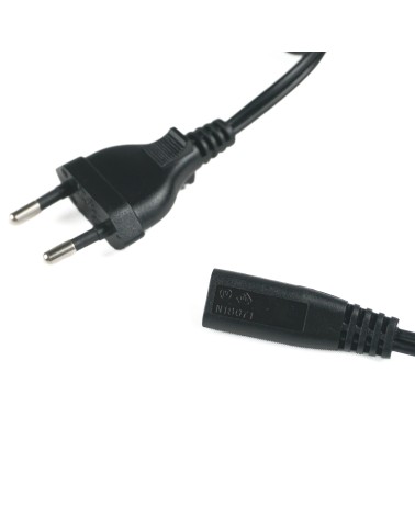 Cordon d'alimentation 220V compatible avec rasoir électrique Philips, Braun, Remington. Aletrnative pour référence