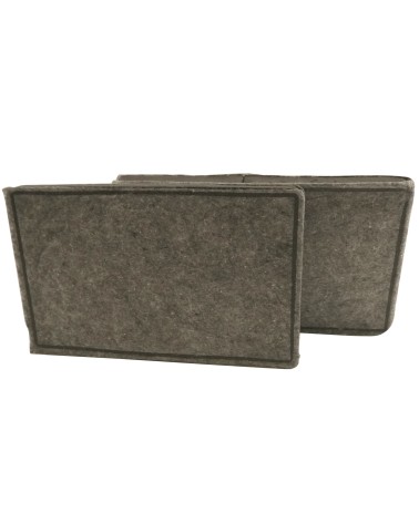 Jeu de filtres à charbon pour hotte aspirante - MIELE - alternative pour références d'origine DKF19-1 - 9231860 -