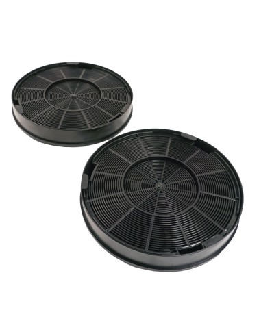 2 filtres charbon type 196 / EFF62 / F196 compatibles avec hotte AEG, Electrolux, Ariston Hotpoint, Beko, Bosch, Siem