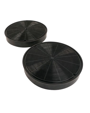 2 filtres charbon type 196 / EFF62 / F196 compatibles avec hotte AEG, Electrolux, Ariston Hotpoint, Beko, Bosch, Siem