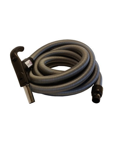 Flexible complet télécommandé pour aspiration centralisée Cyclovac, Skyvac... avec poignée ergonomique D.32mm et
