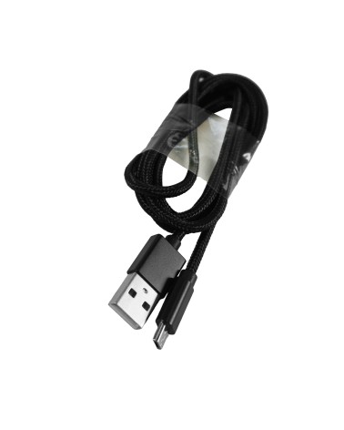 Câble de données et de charge USB-A vers Micro USB - Noir - Compatible Smartphone, tablette android